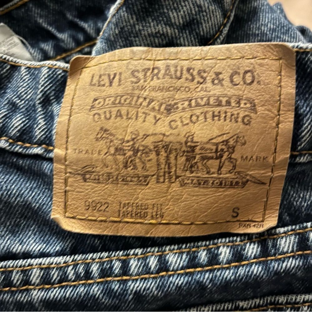 Vintage Levi’s Orange Tab 9922 Jeans (16 Short) (Made in USA 🇺🇸) 👖 - Picture 5 of 12